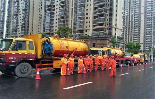定城镇市政管道清淤